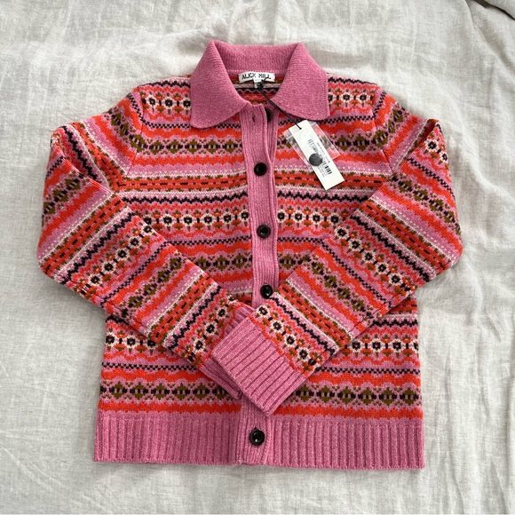 Alex Mill Sweaters - Alex Mill fair isle wool cardigan